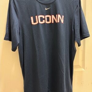 Nike UCONN Navy Short Sleeve Tee